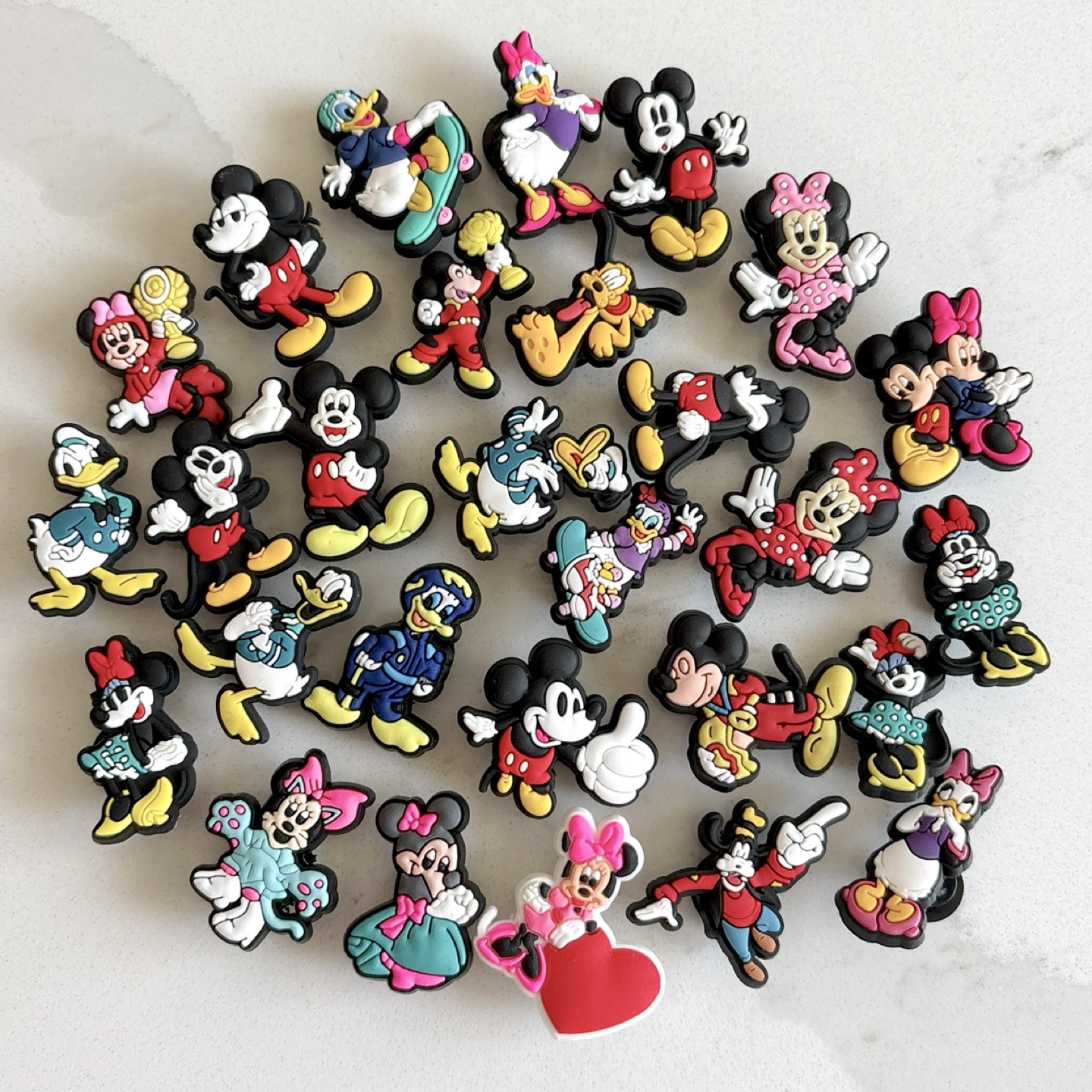 Mickey & friends jibbitz, brand new crocs charms, shoe pins