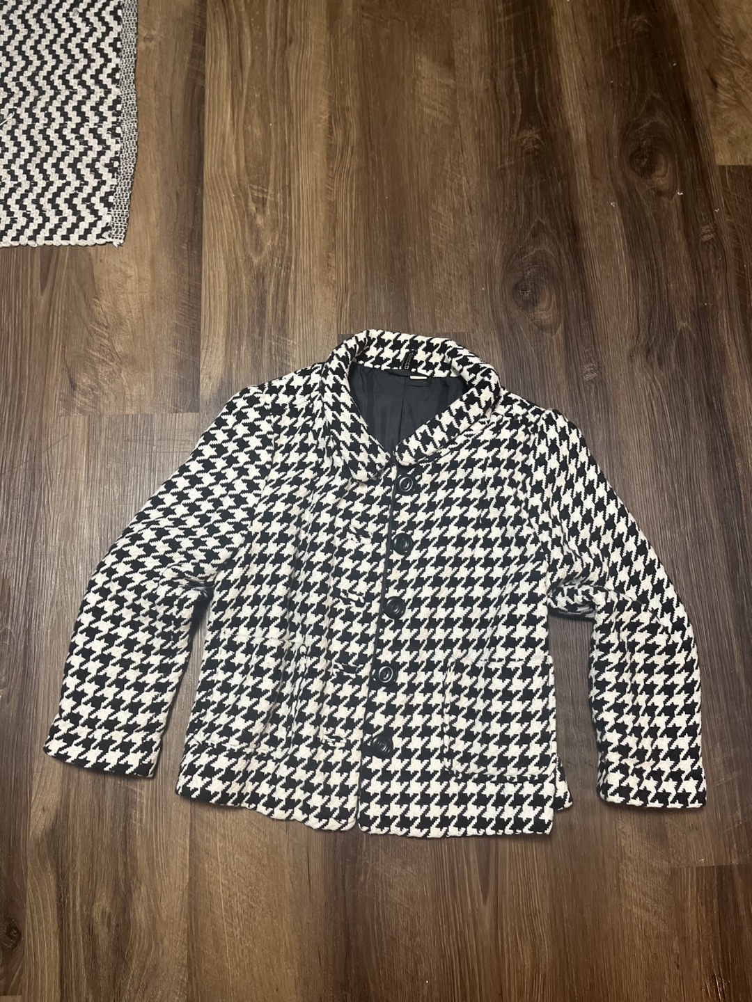 H&M Divided Houndstooth Blazer Jacket