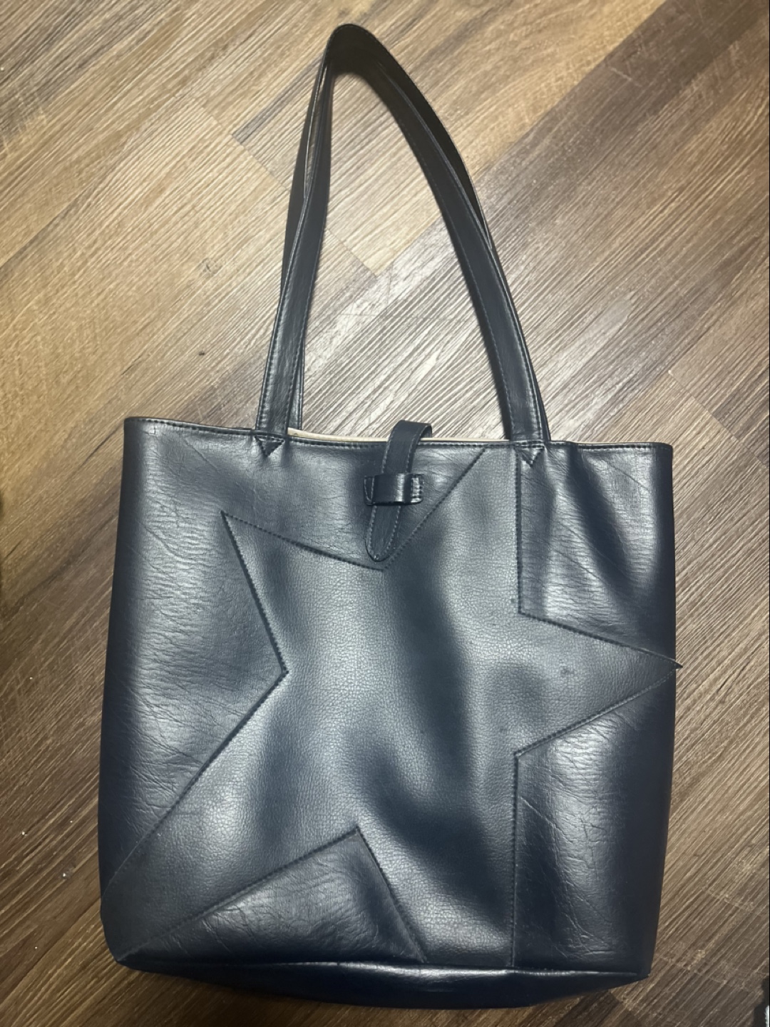 Dark Blue Star Tote Bag