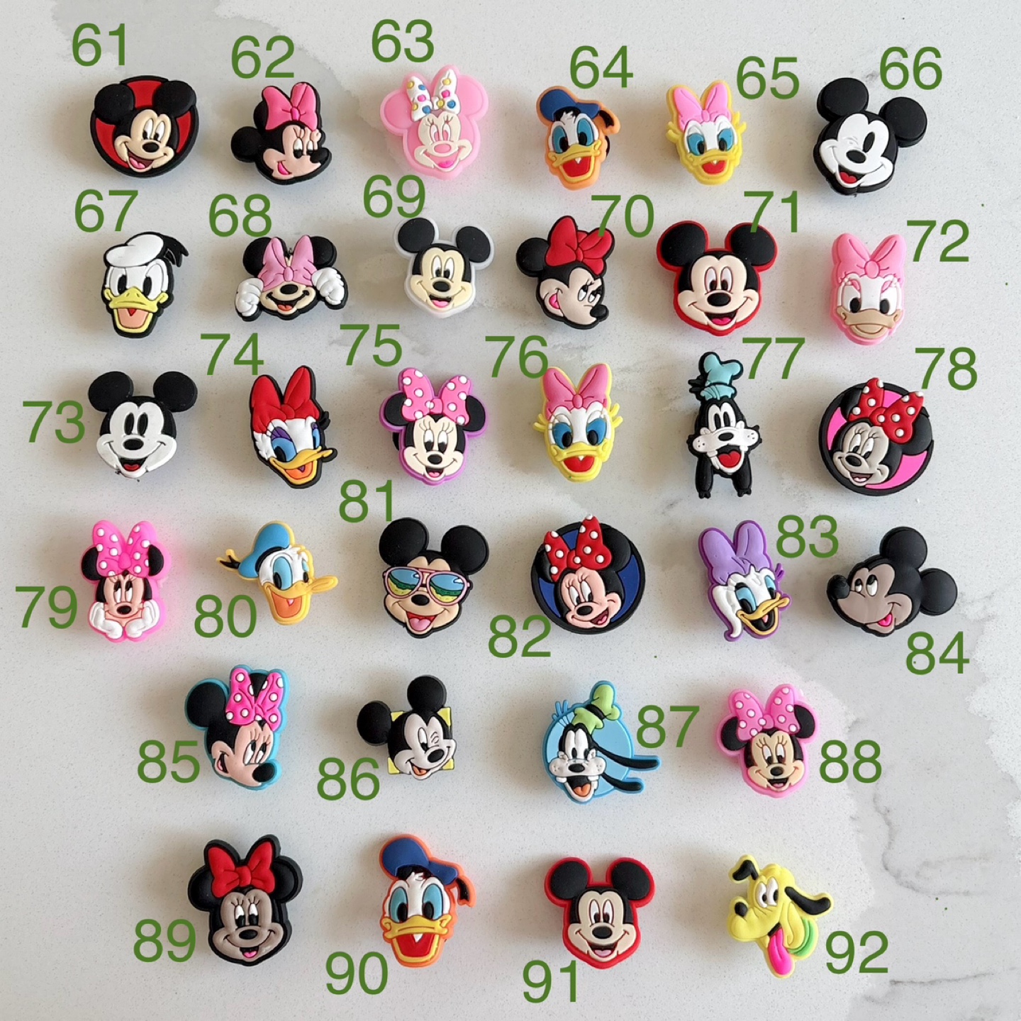 Disney Mickey Mouse jibbitz, brand new crocs charms, shoe pins - photo 2