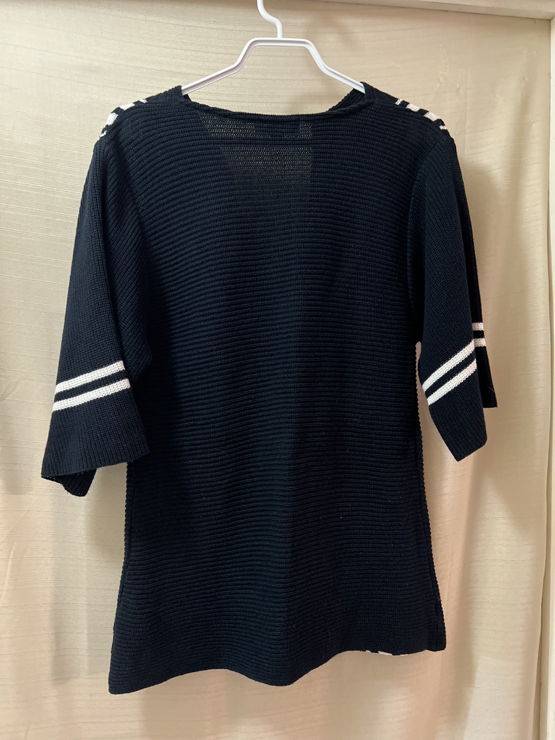 Putorti Black and White Striped Knit Top Size Small - photo 5