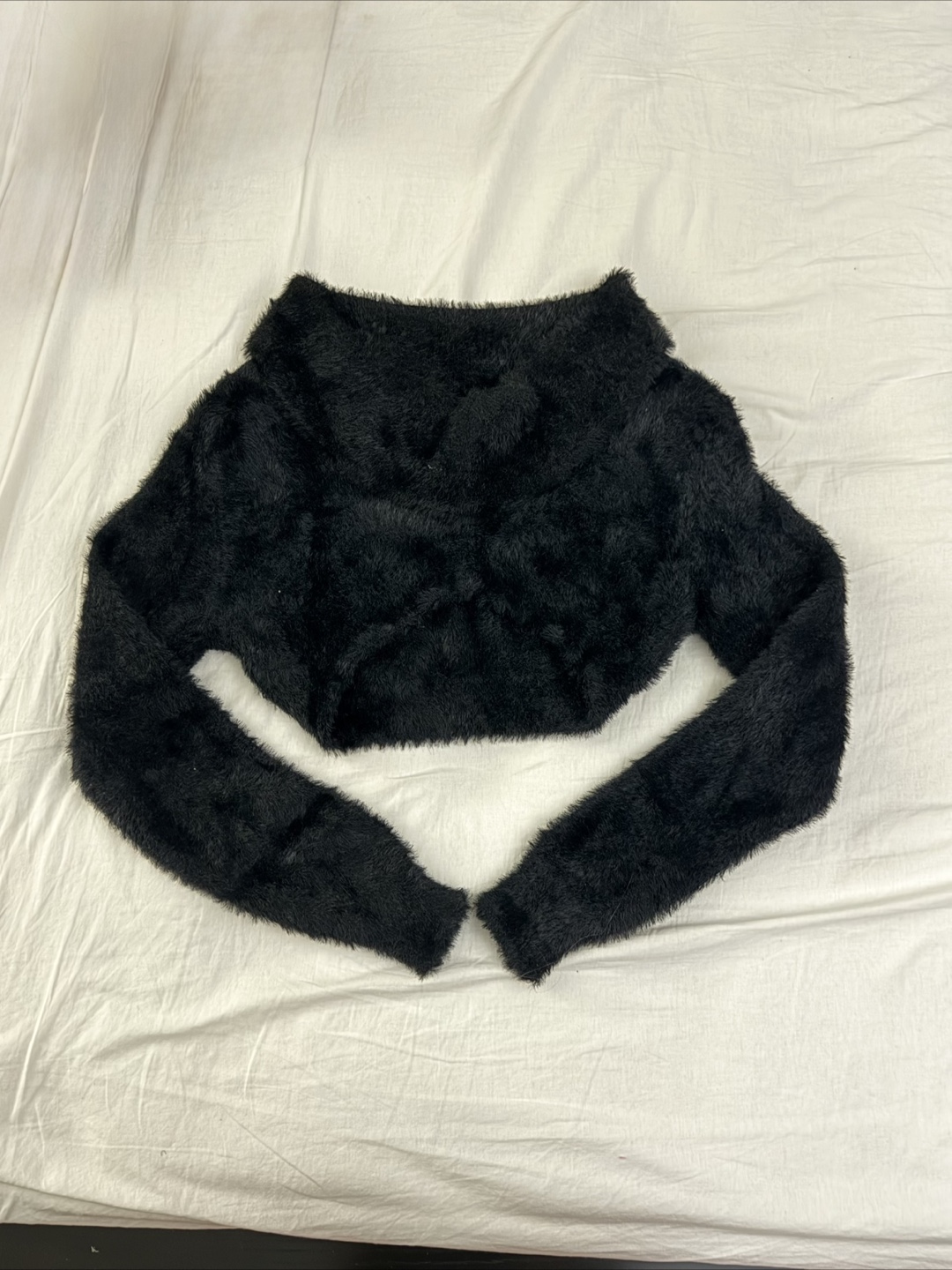 Black Fur Sweater