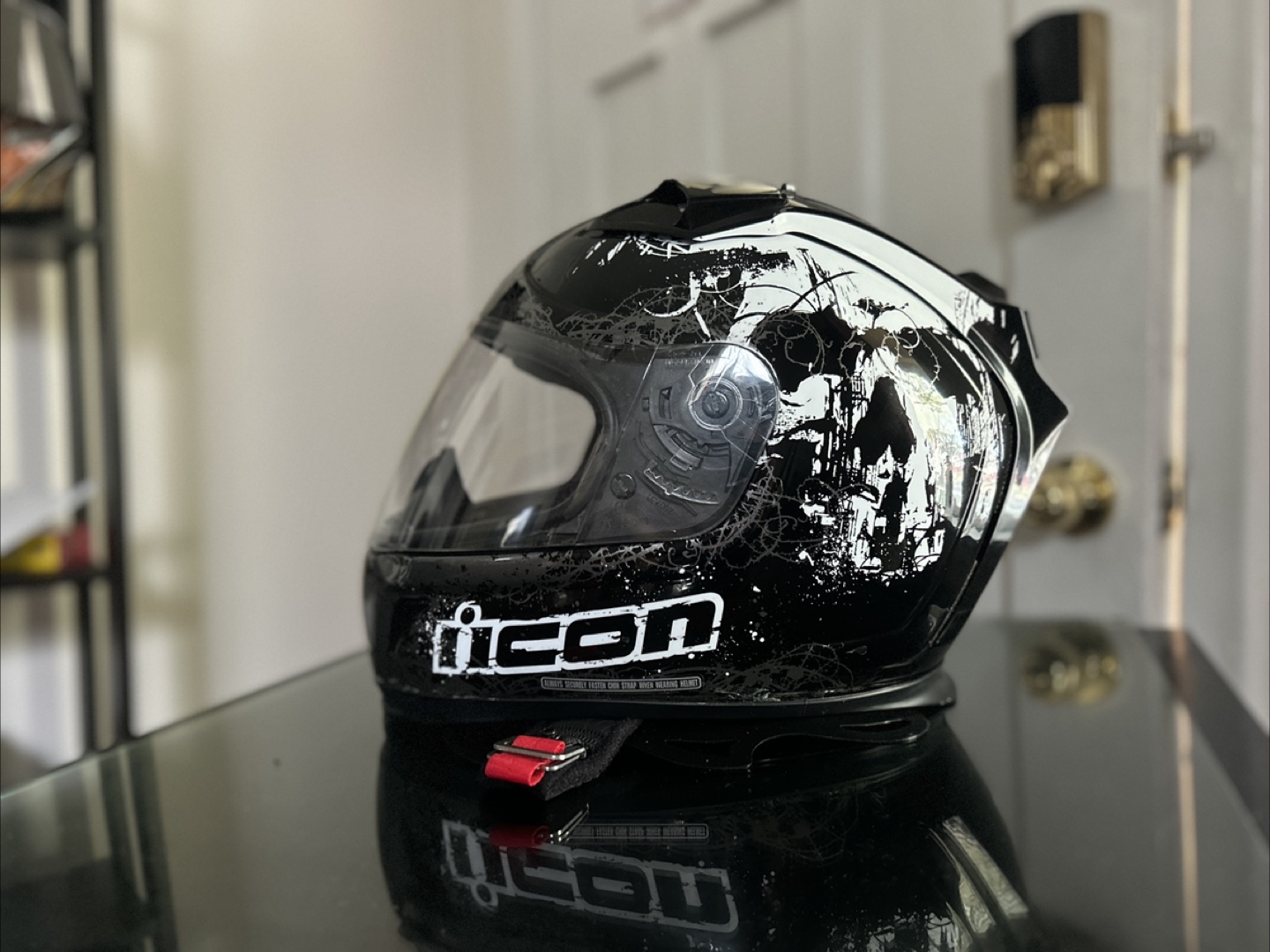 Icon Domain Decay motorcycle helmet