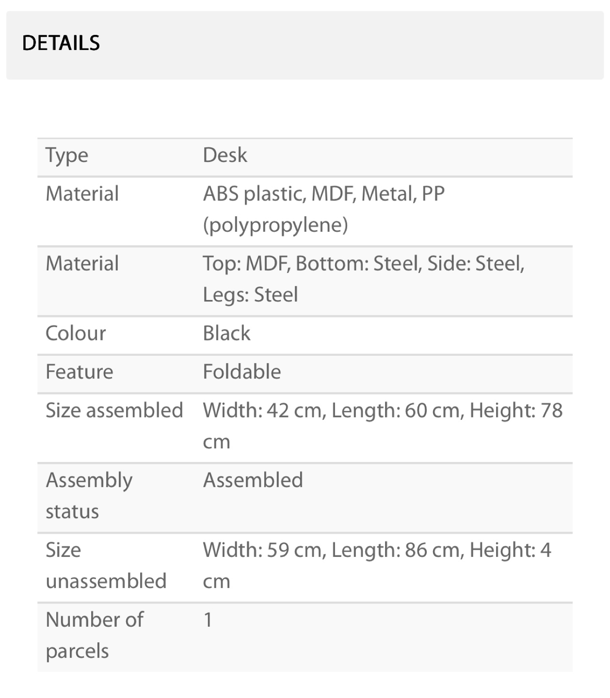 JYSK Foldable Laptop Desk - photo 5