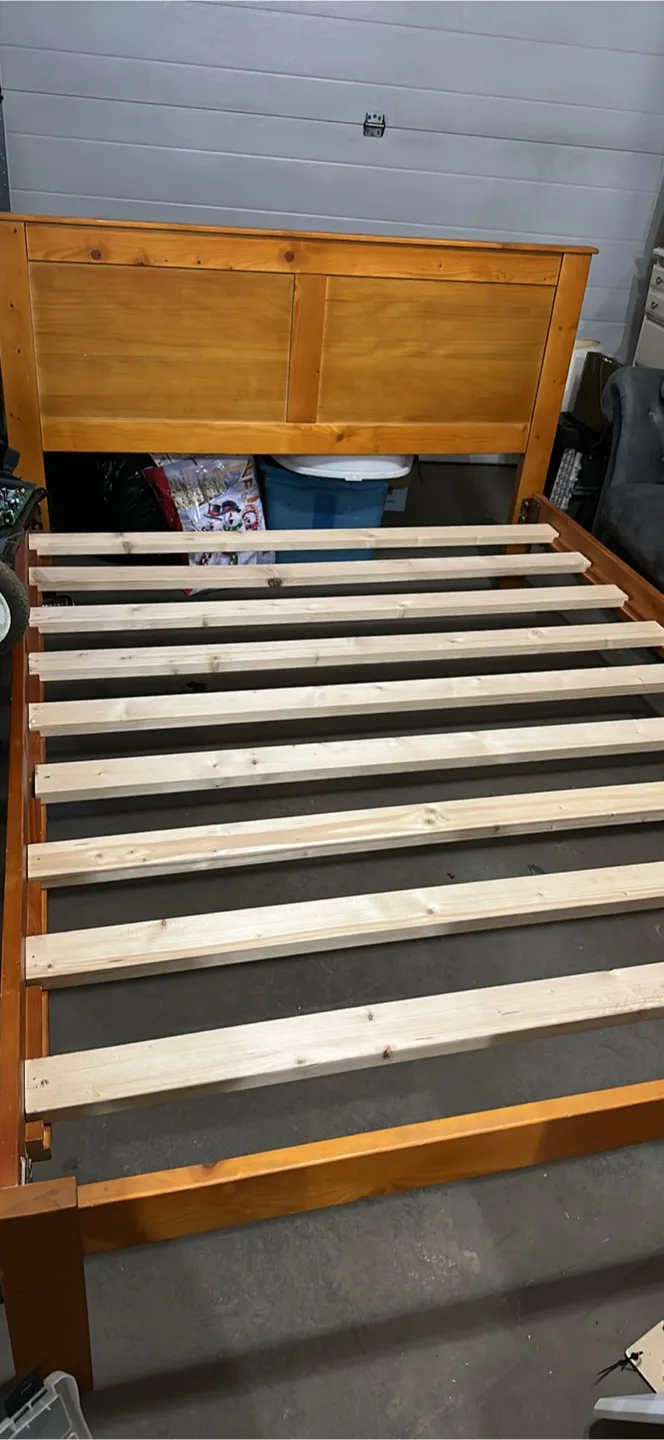 Queen-size Wooden Bed Frame thumbnail