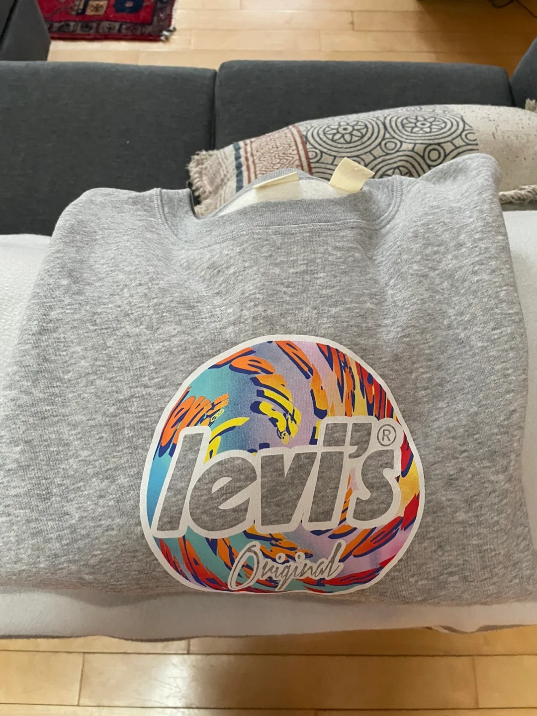 BMWOT Levi's Original Crewneck Sweatshirt - Grey - L/G thumbnail