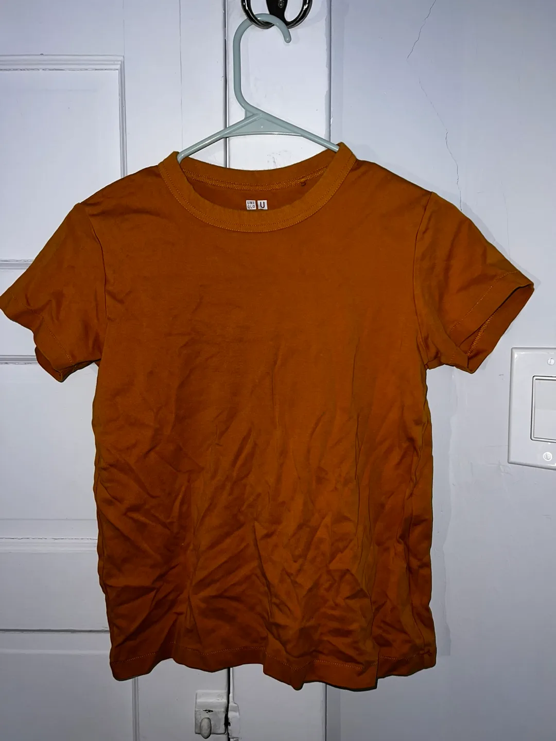 (M)Uniqlo Mustard Yellow T-Shirt thumbnail