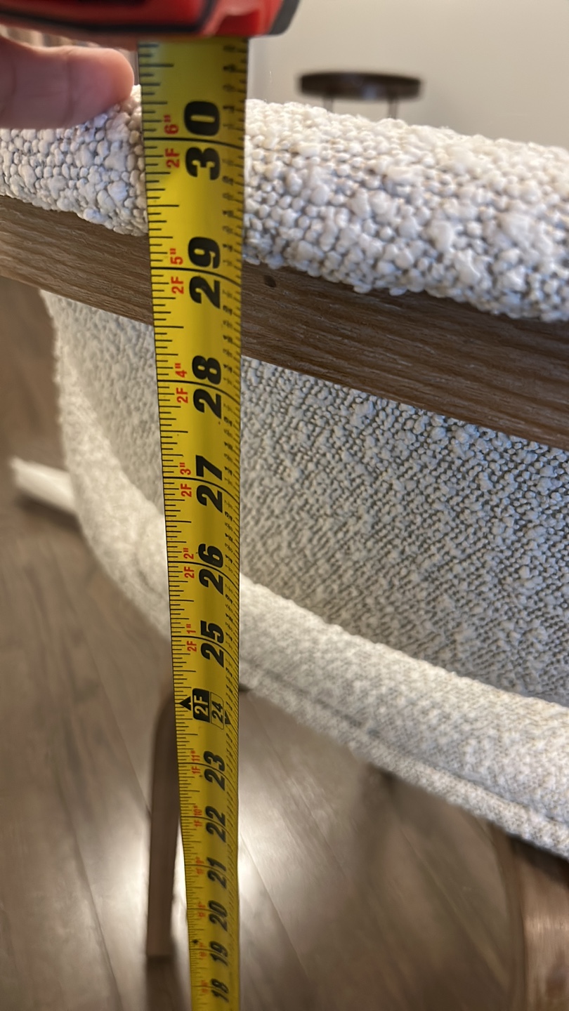 Swivelling Office Chair - Light Grey Fabric and Oak - photo 5