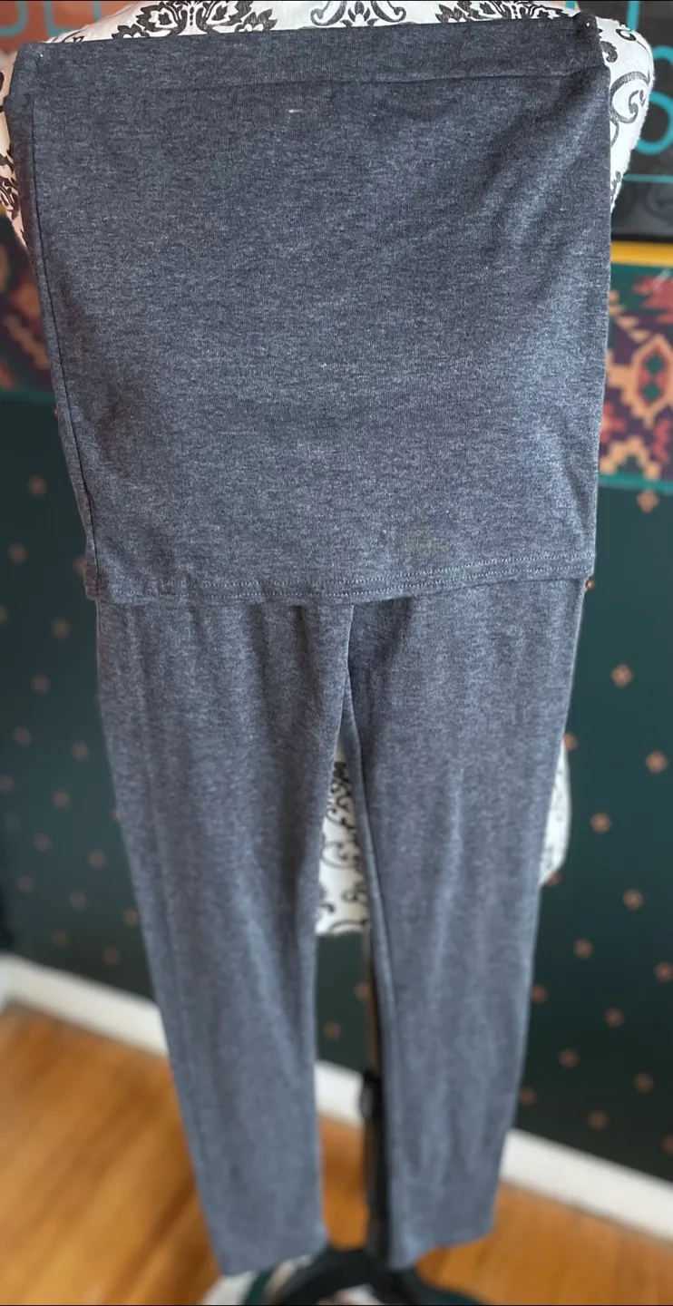 🧡Grey Maternity Leggings thumbnail