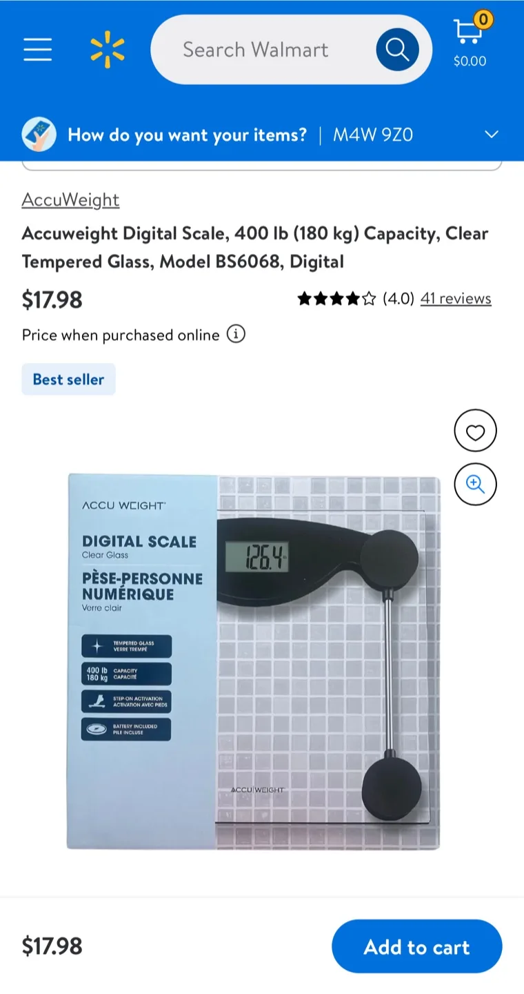 Accuweight Digital Weighing Scale thumbnail