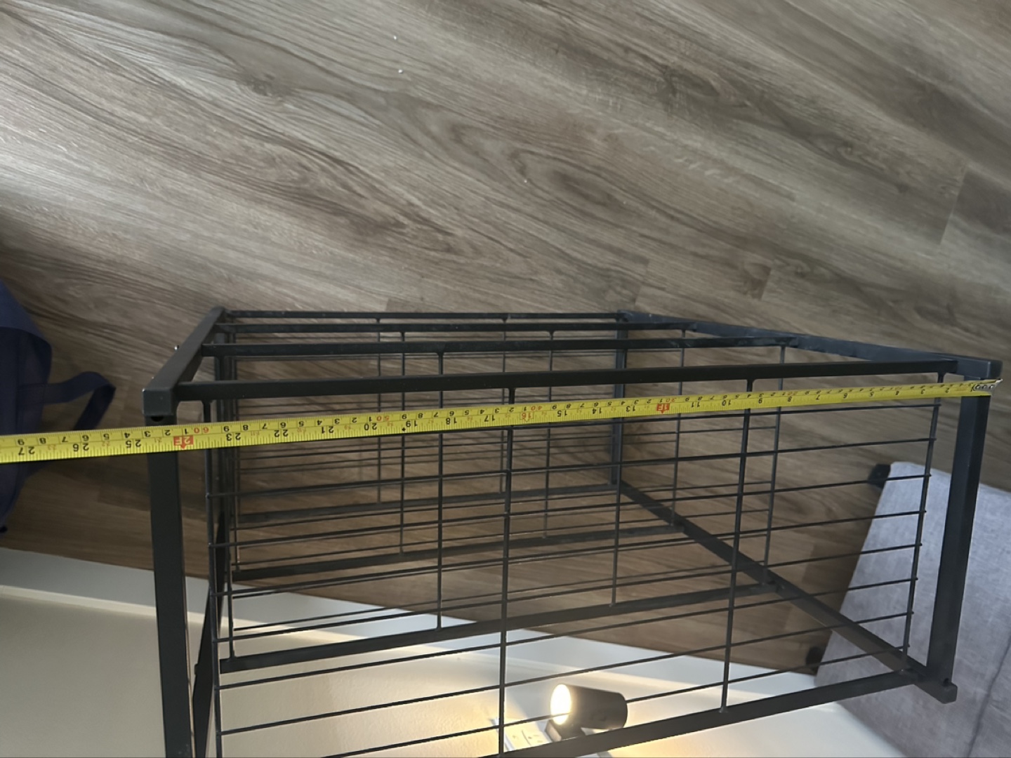 Black Metal 3-Tier Storage Shelf - photo 2