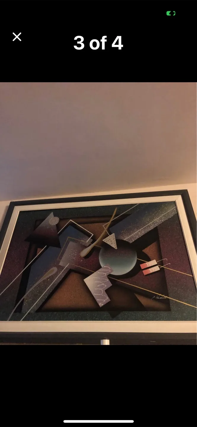 Framed Abstract Art Print image indicator(2)