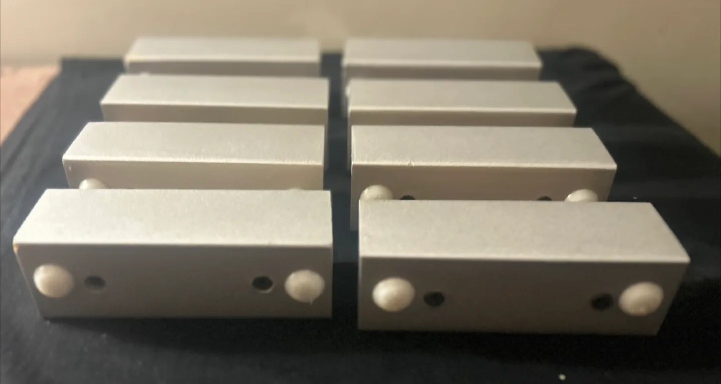 Set of 8 Silver Sofa/Sectional Legs (6”x2”x2”) image indicator(3)