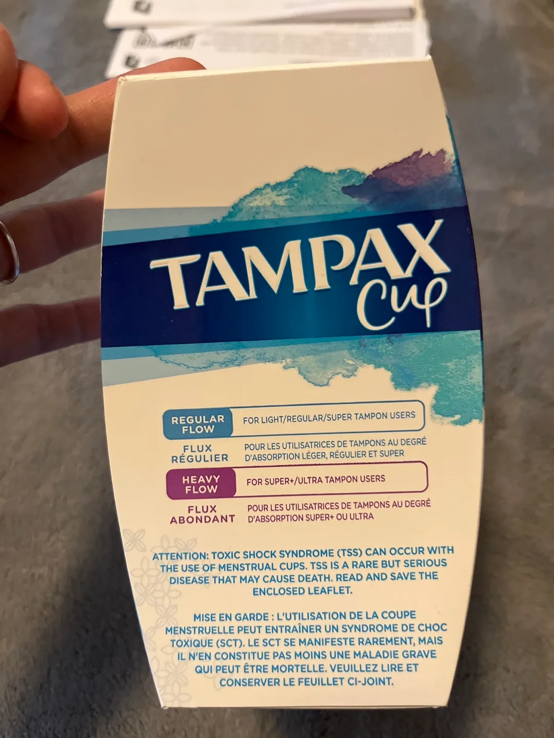 Tampax Cup - Regular Flow - Menstrual Cup with Carry Case image indicator(2)