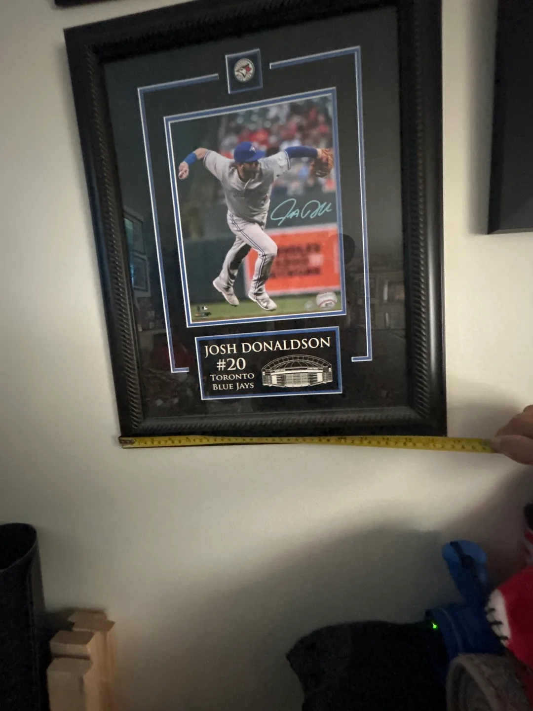 Framed Josh Donaldson Toronto Blue Jays Autographed Photo image indicator(3)