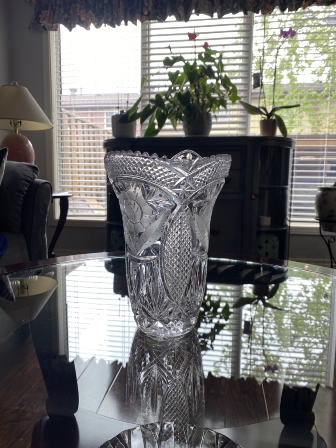 Crystal Cut Glass Vase - photo 2