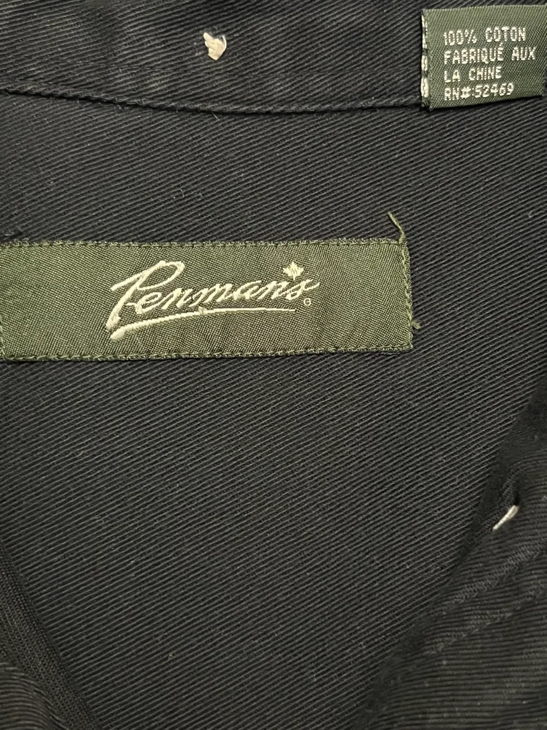 Men's Black Button-Down Long Sleeve Shirt - Excellent Condition image indicator(4)