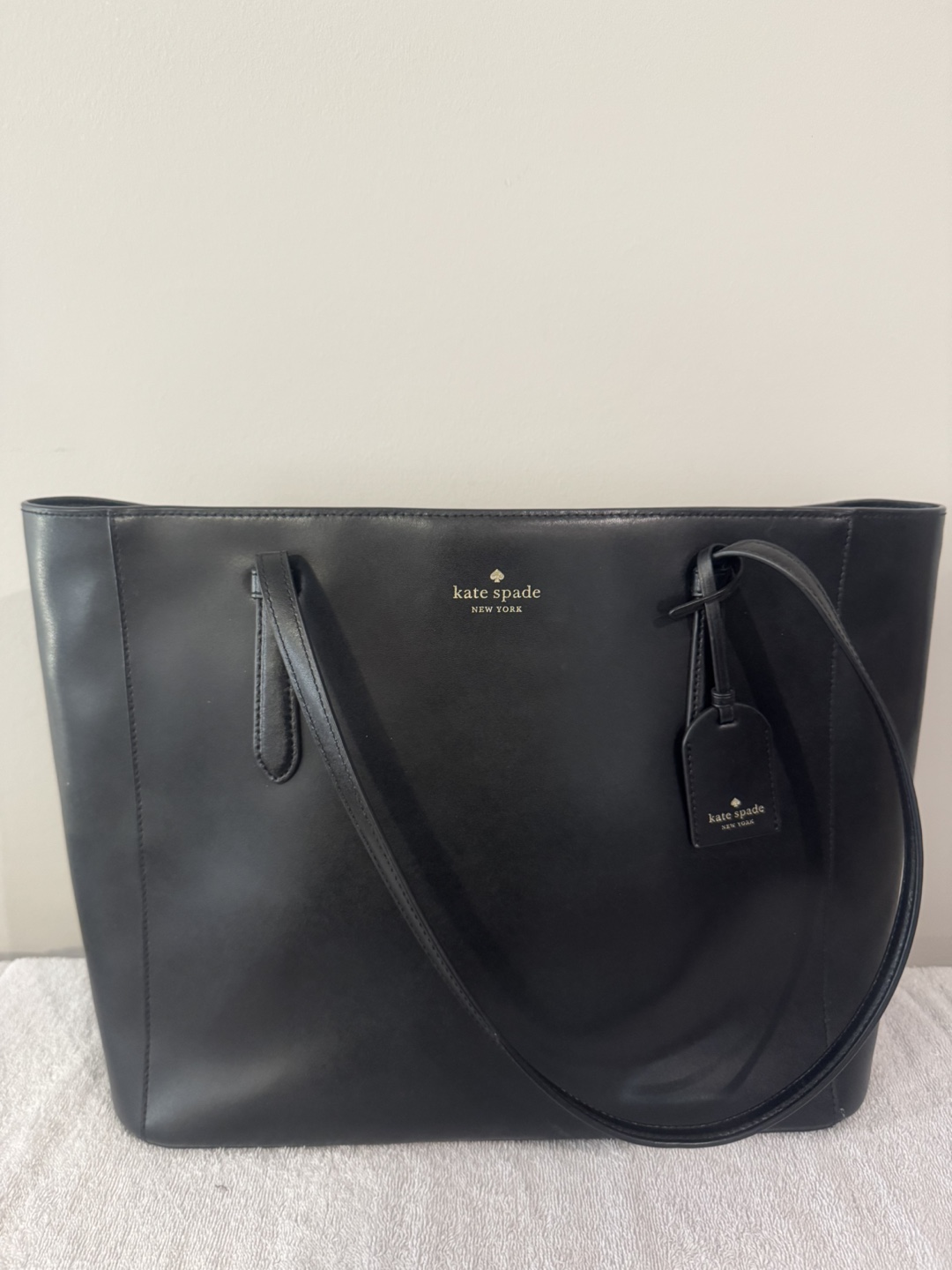 Kate Spade New York Black Leather Tote Bag - photo 3