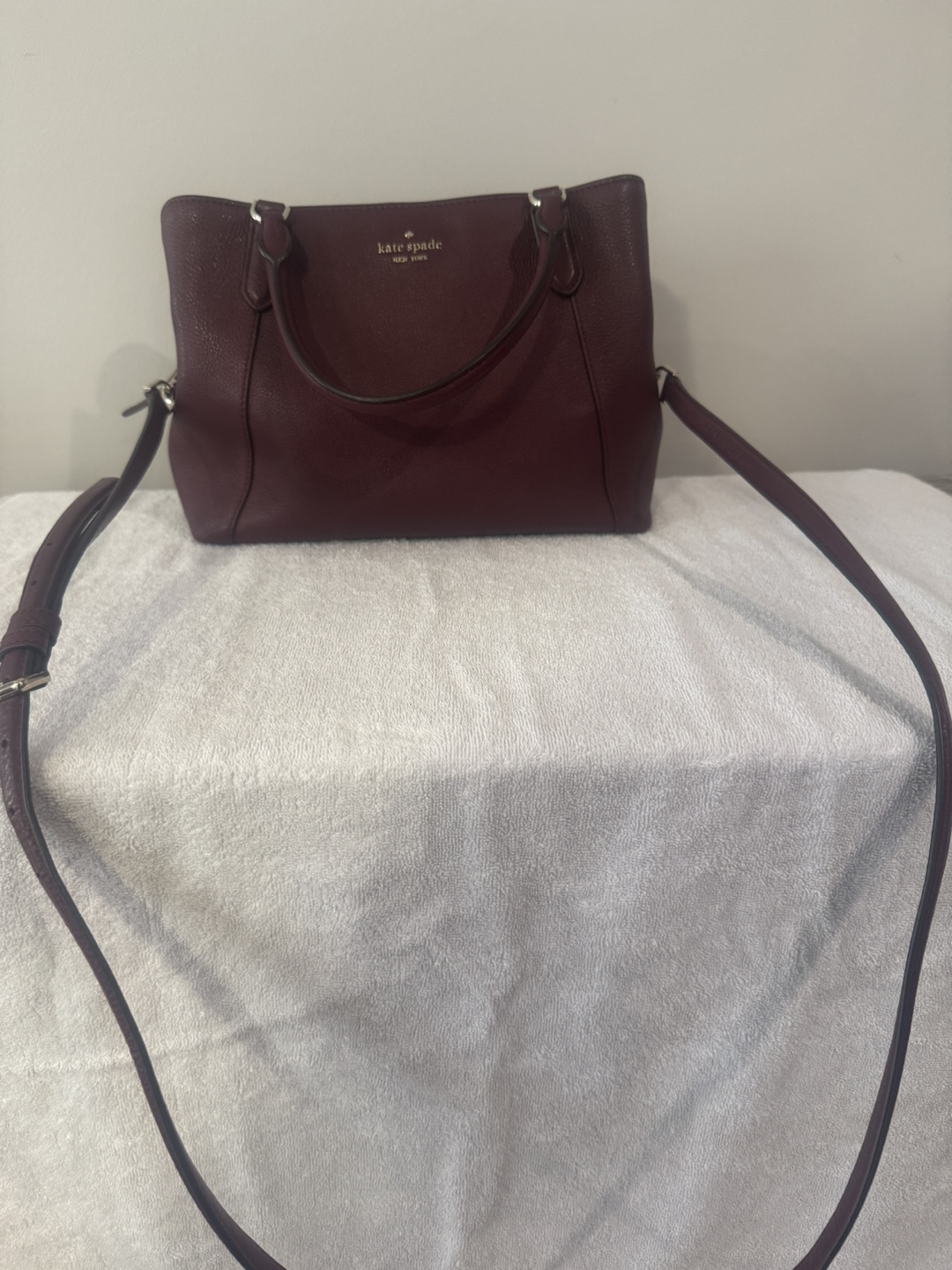 Kate Spade Burgundy Leather Handbag - photo 2