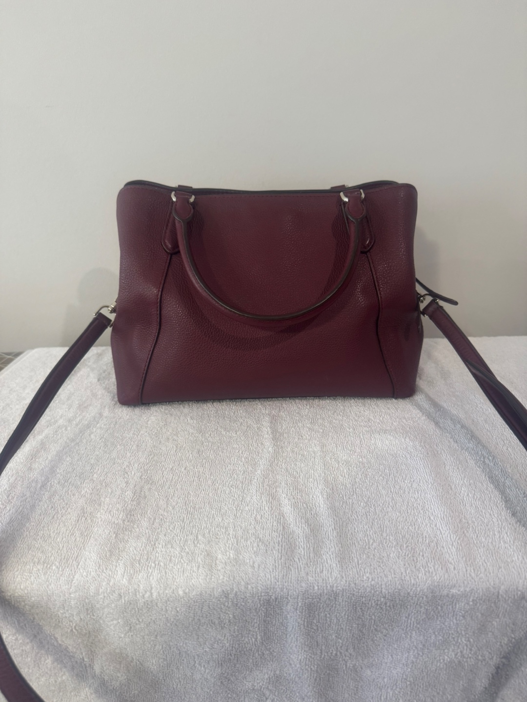 Kate Spade Burgundy Leather Handbag