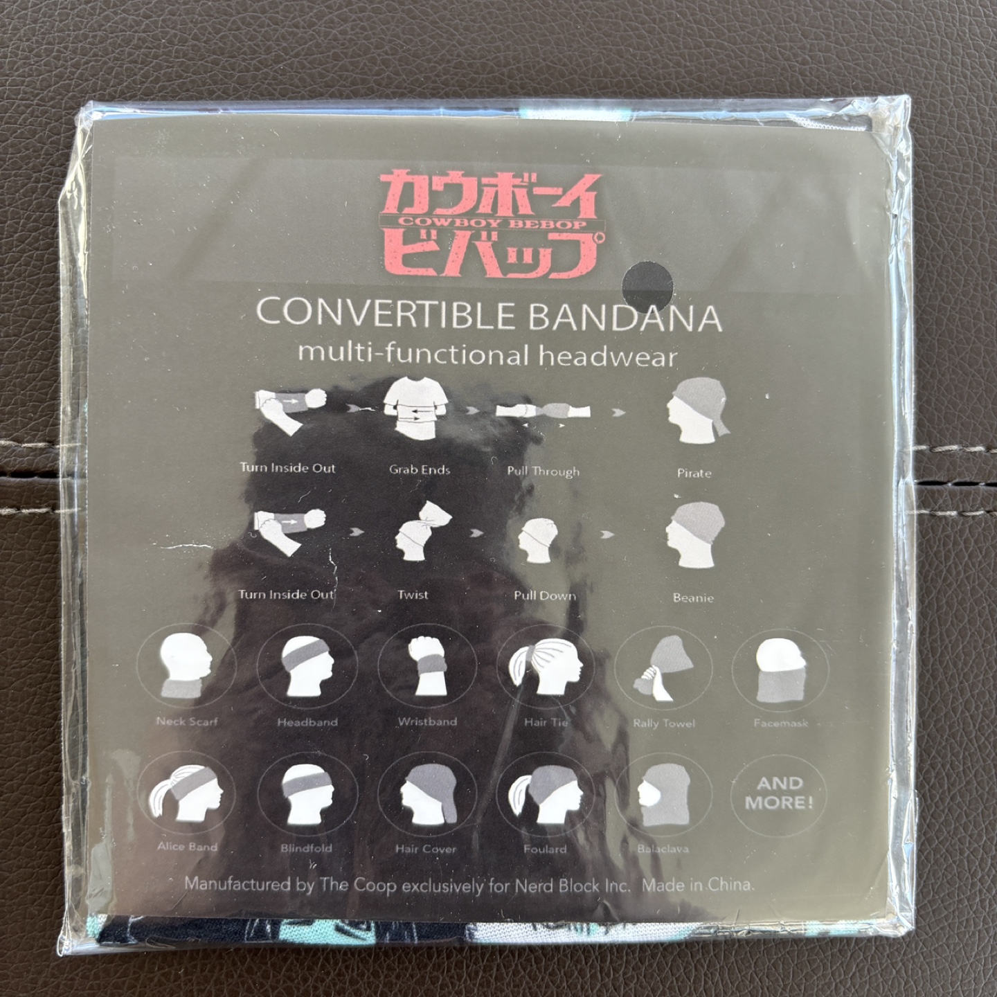 Cowboy Bebop Convertible Bandana - Multifunctional Headwear