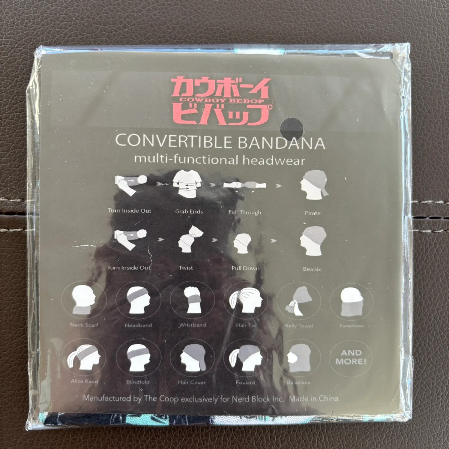 Cowboy Bebop Convertible Bandana - Multifunctional Headwear thumbnail