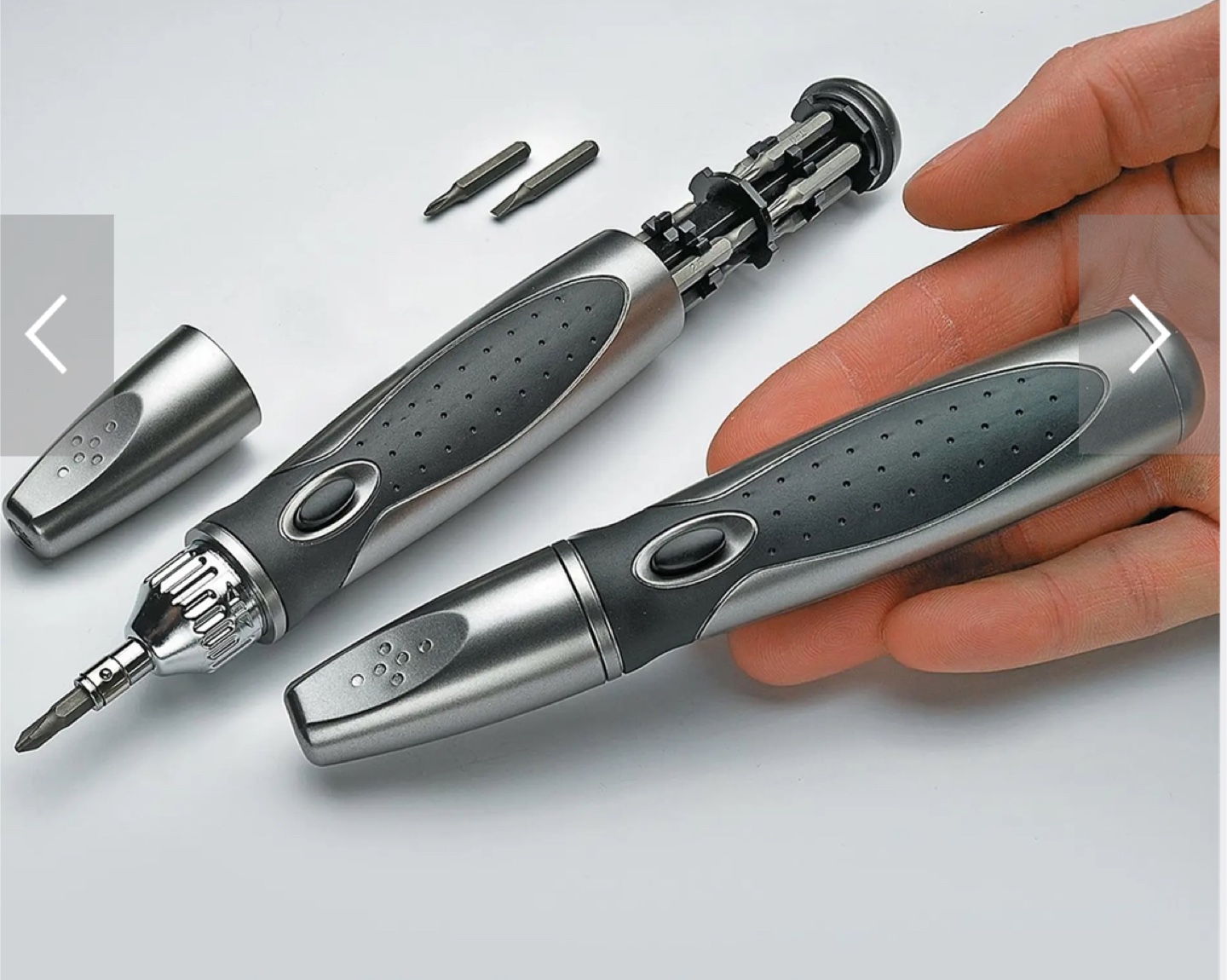 Multi-Bit Screwdriver Pen-Style Tool