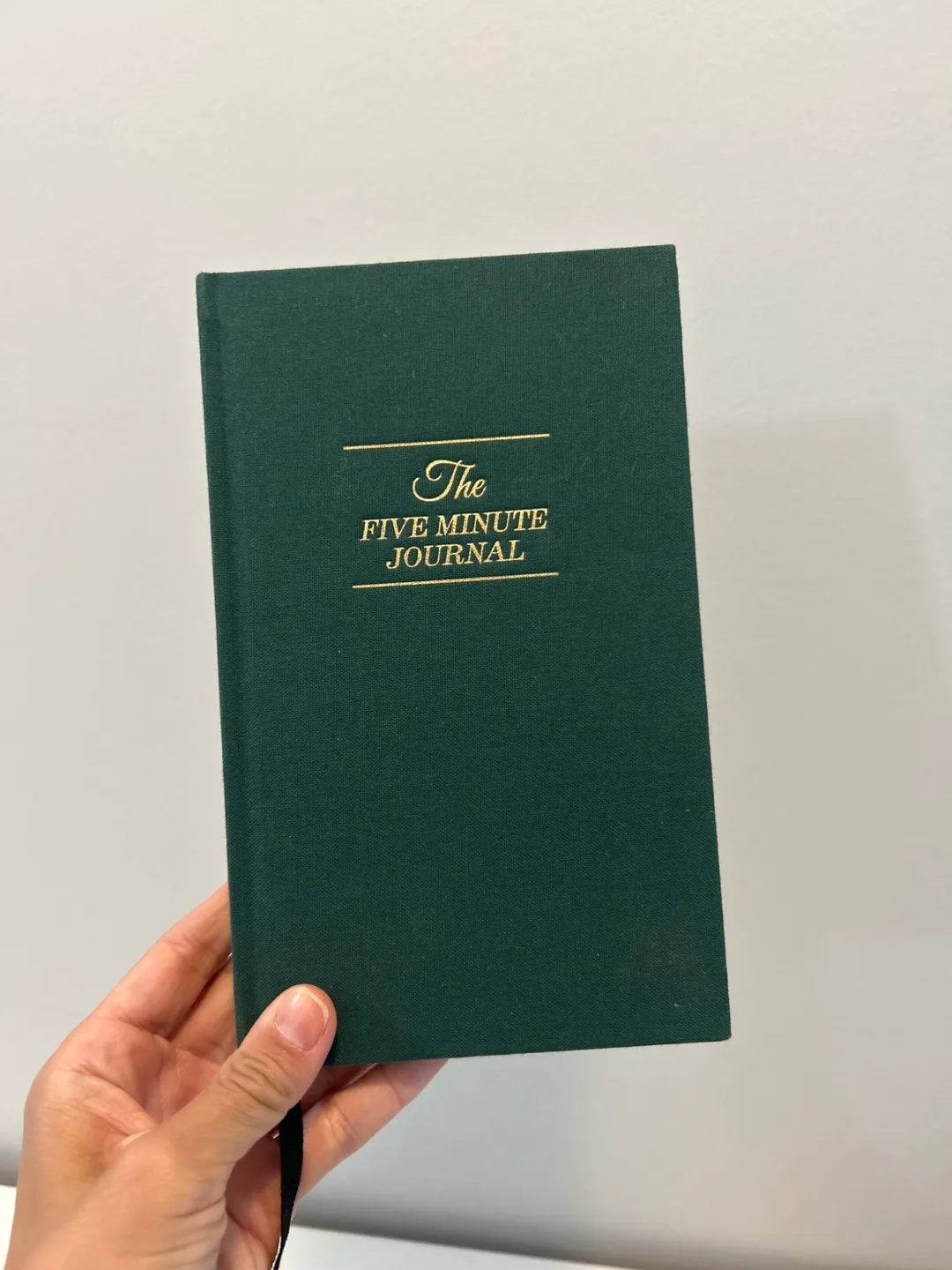 NEW The Five Minute Journal -  Green Hardcover thumbnail