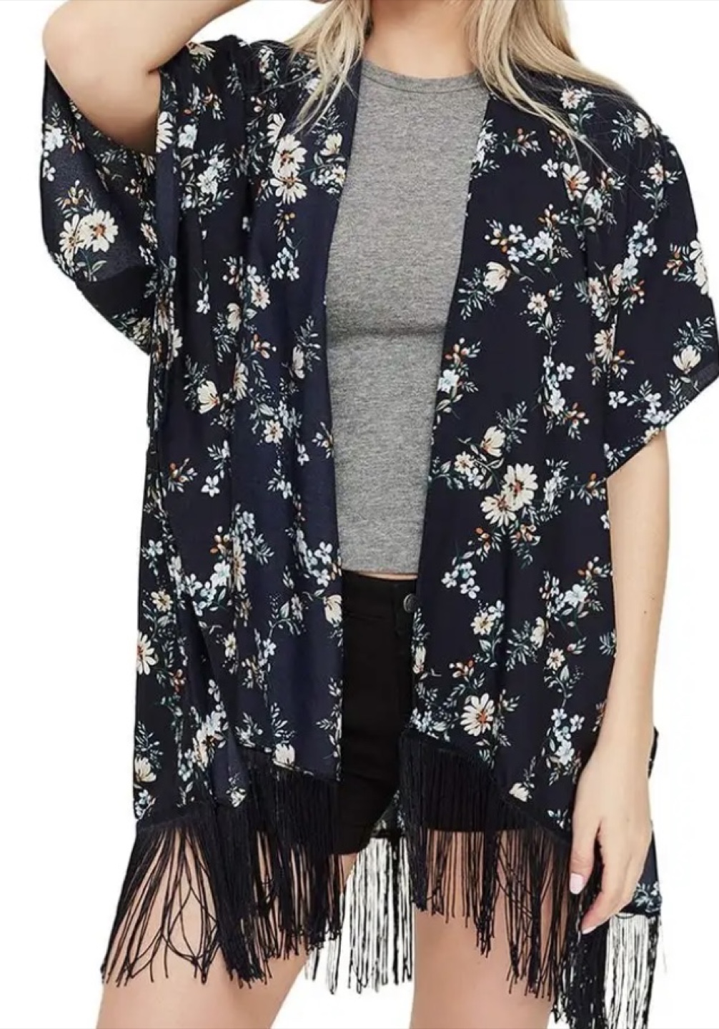 Arden floral kimono