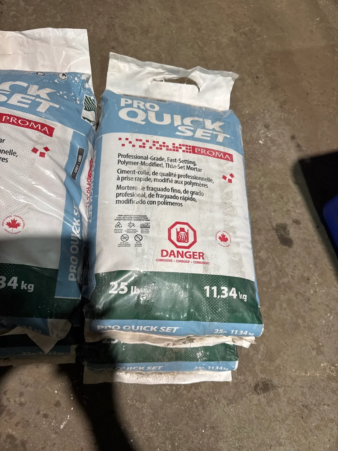 2 Bags Proma Pro Quick Set Mortar thumbnail