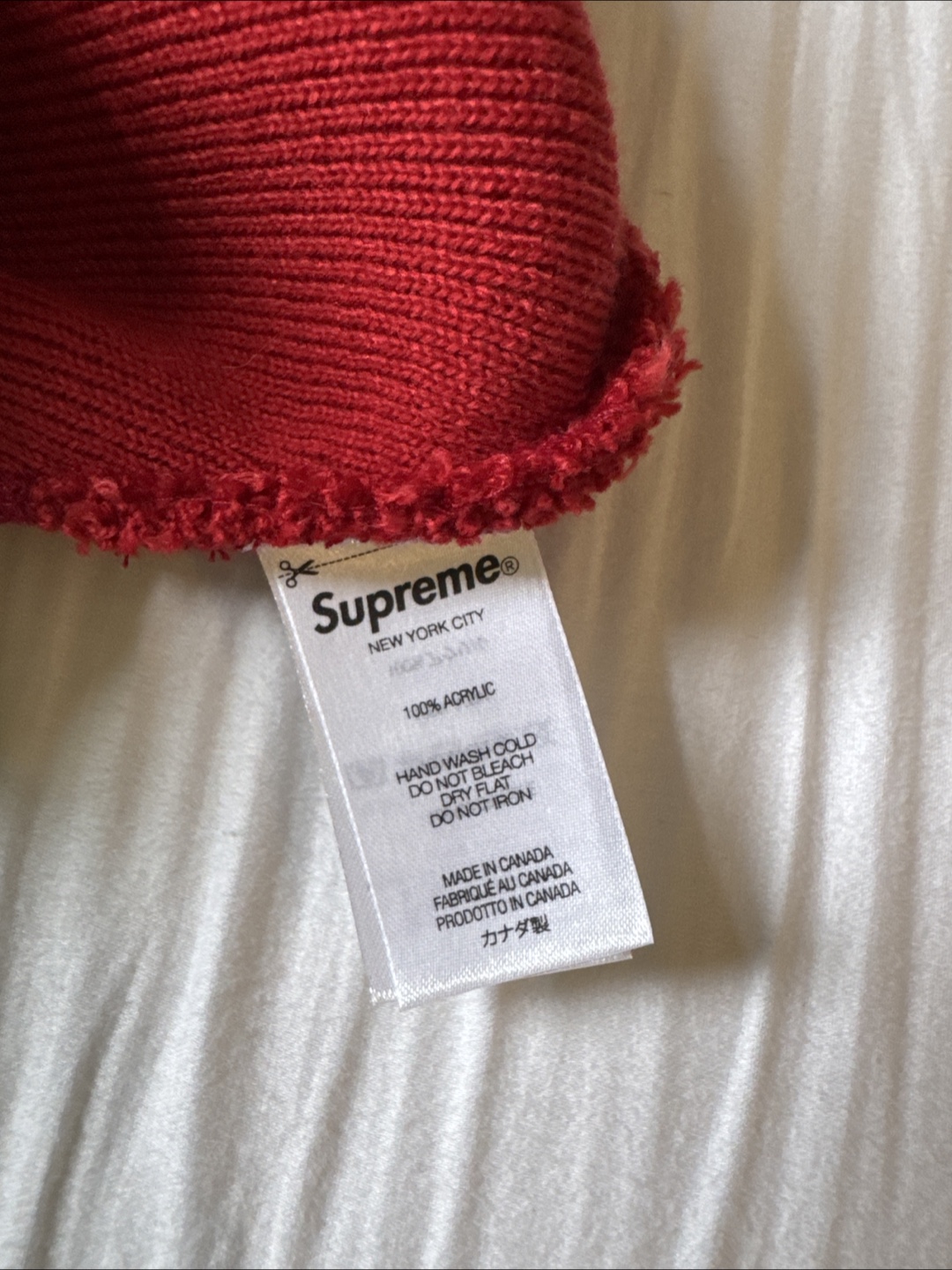 Supreme x Shrek Collaboration Beanie - Red - photo 2