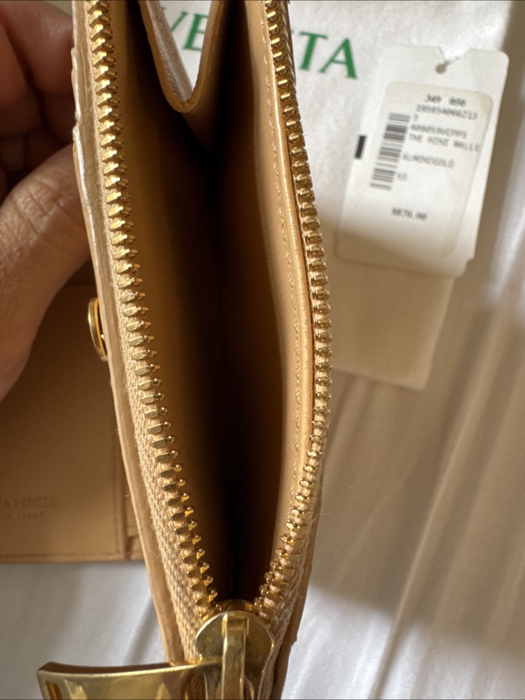 Bottega Veneta Beige Leather Wallet - photo 3
