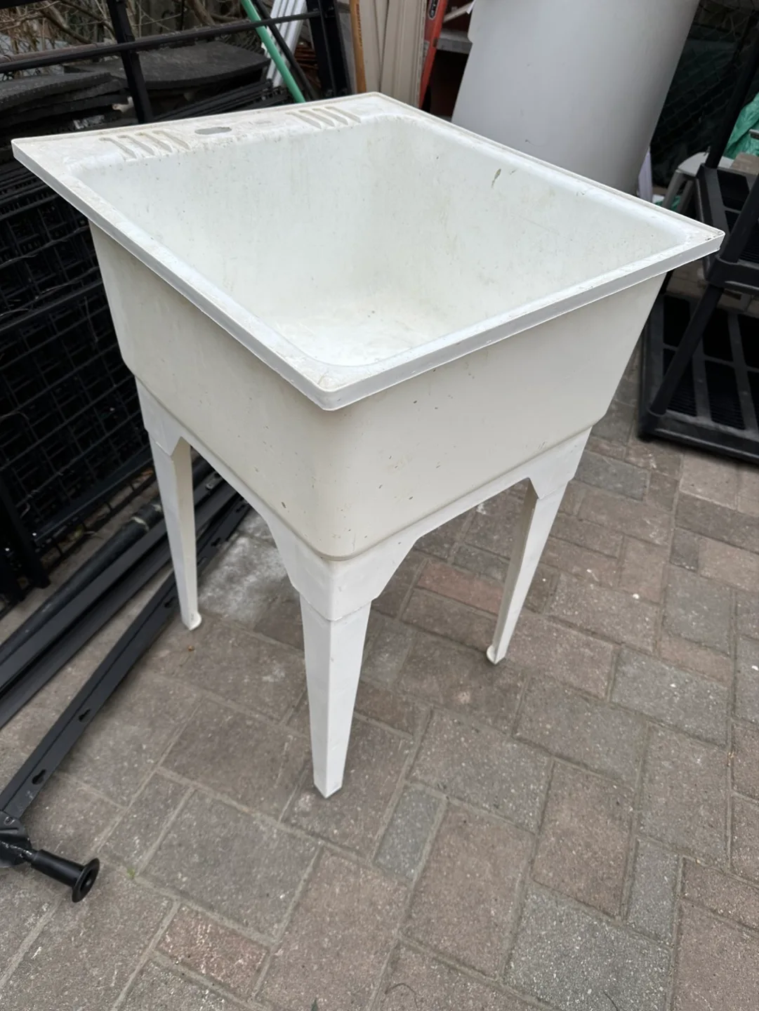White Plastic Utility Sink thumbnail