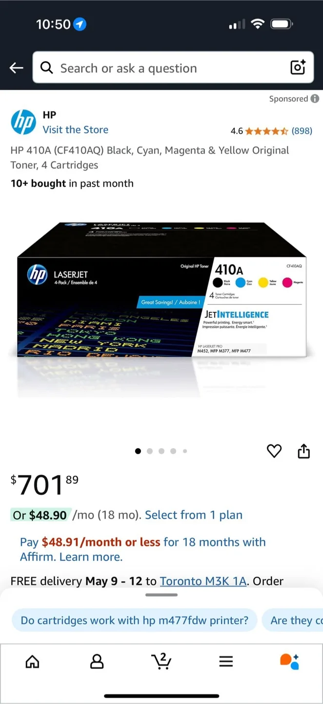 HP 410A Toner Cartridge 4-Pack (CF410A) image indicator(3)