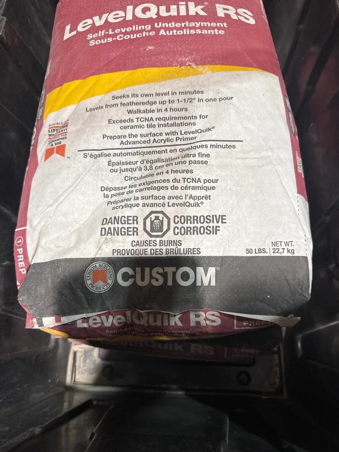 LevelQuik RS Self-Leveling Underlayment - 50 lbs thumbnail