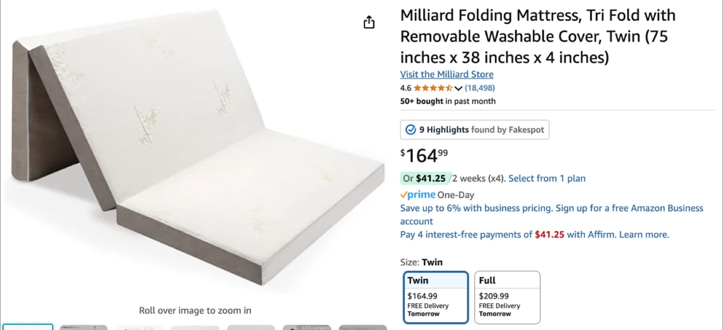 🧡Tri-fold foam mattress image indicator(4)