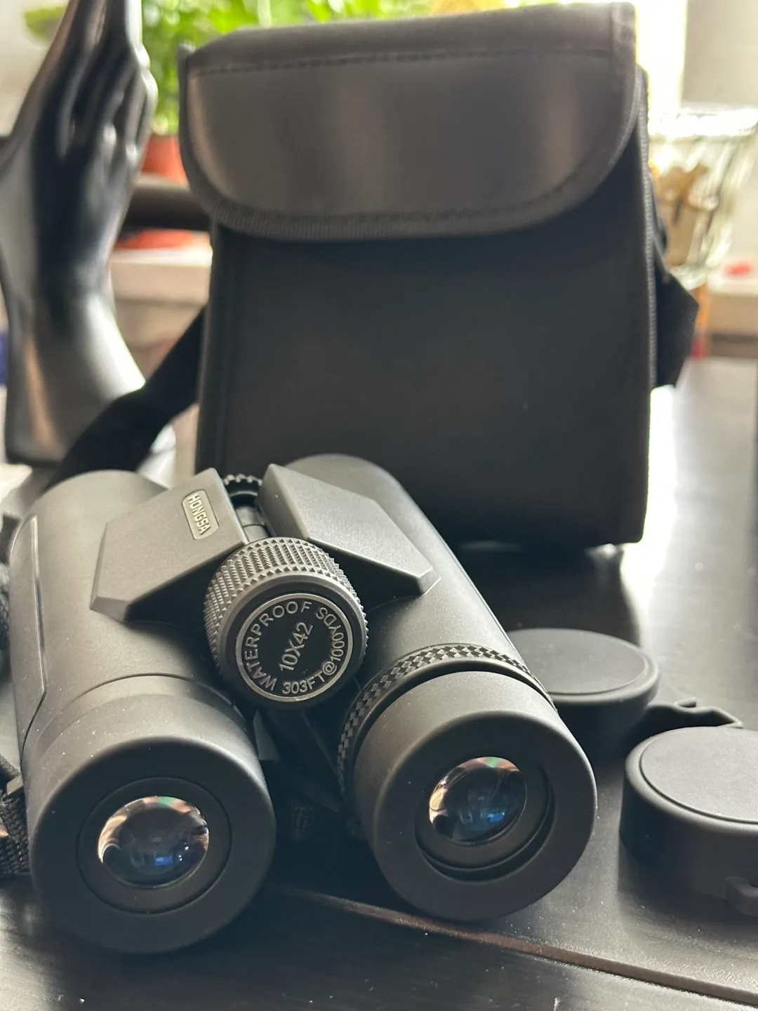 Hongsa 10x42 Binoculars with Carrying Case image indicator(2)