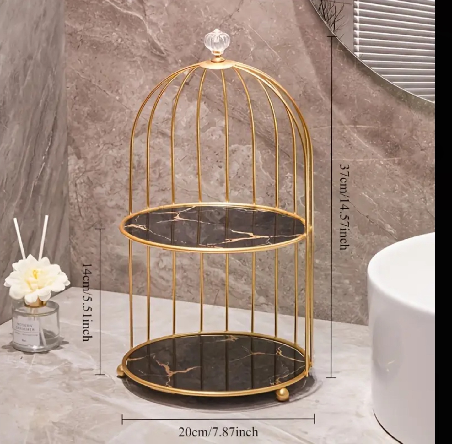 Two-Tiered Dessert Stand