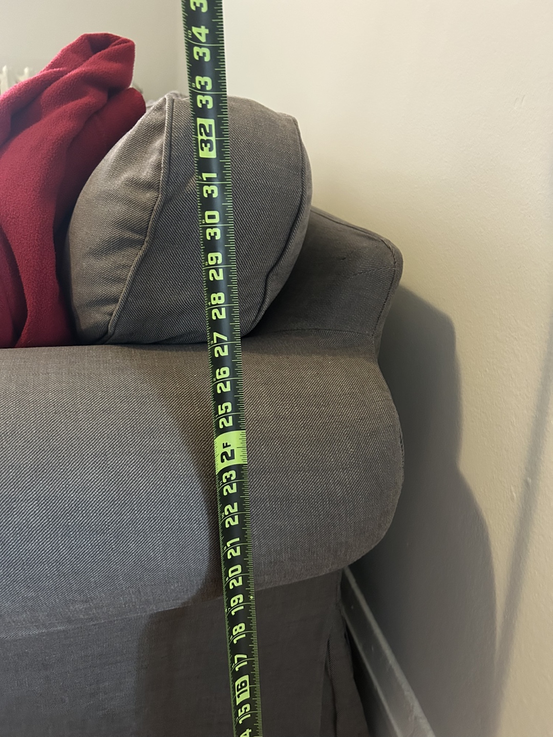 Gray Ikea Ektorp 3 seat sofa - photo 4