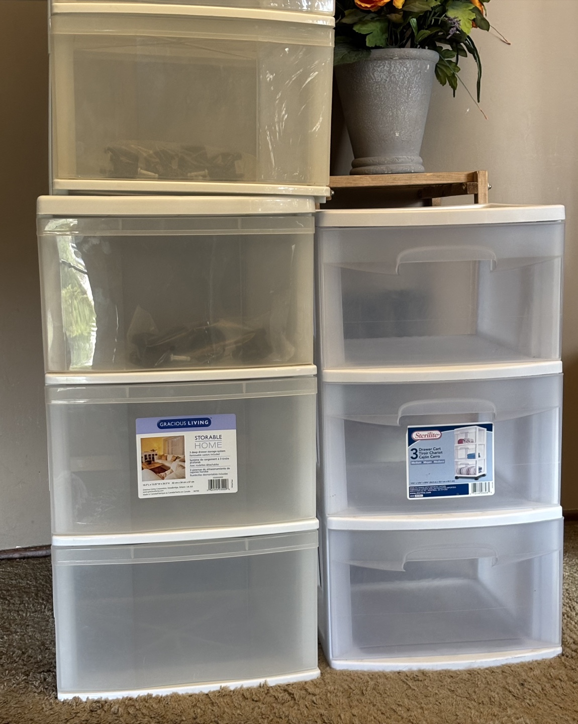 Three-Drawer Storage Units - Gracious Living & Sterilite - photo 4