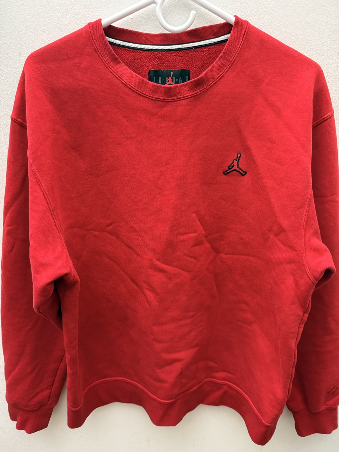 Jordan Red Crewneck Sweatshirt