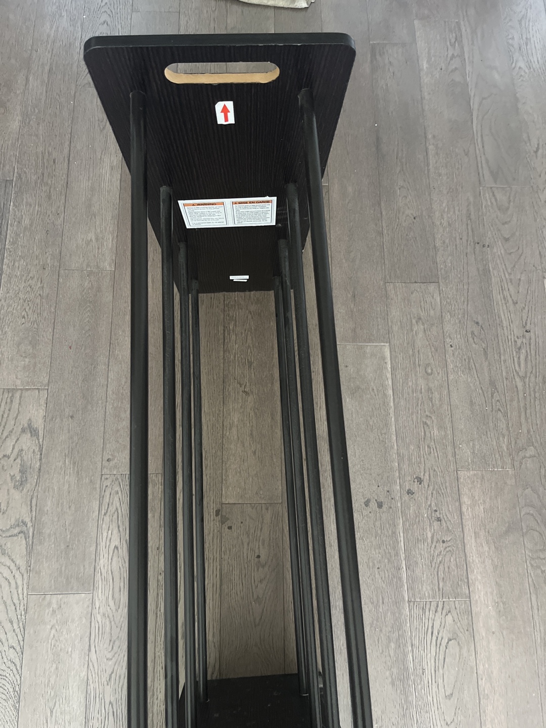 Black Vinyl Record Storage Rack - photo 2