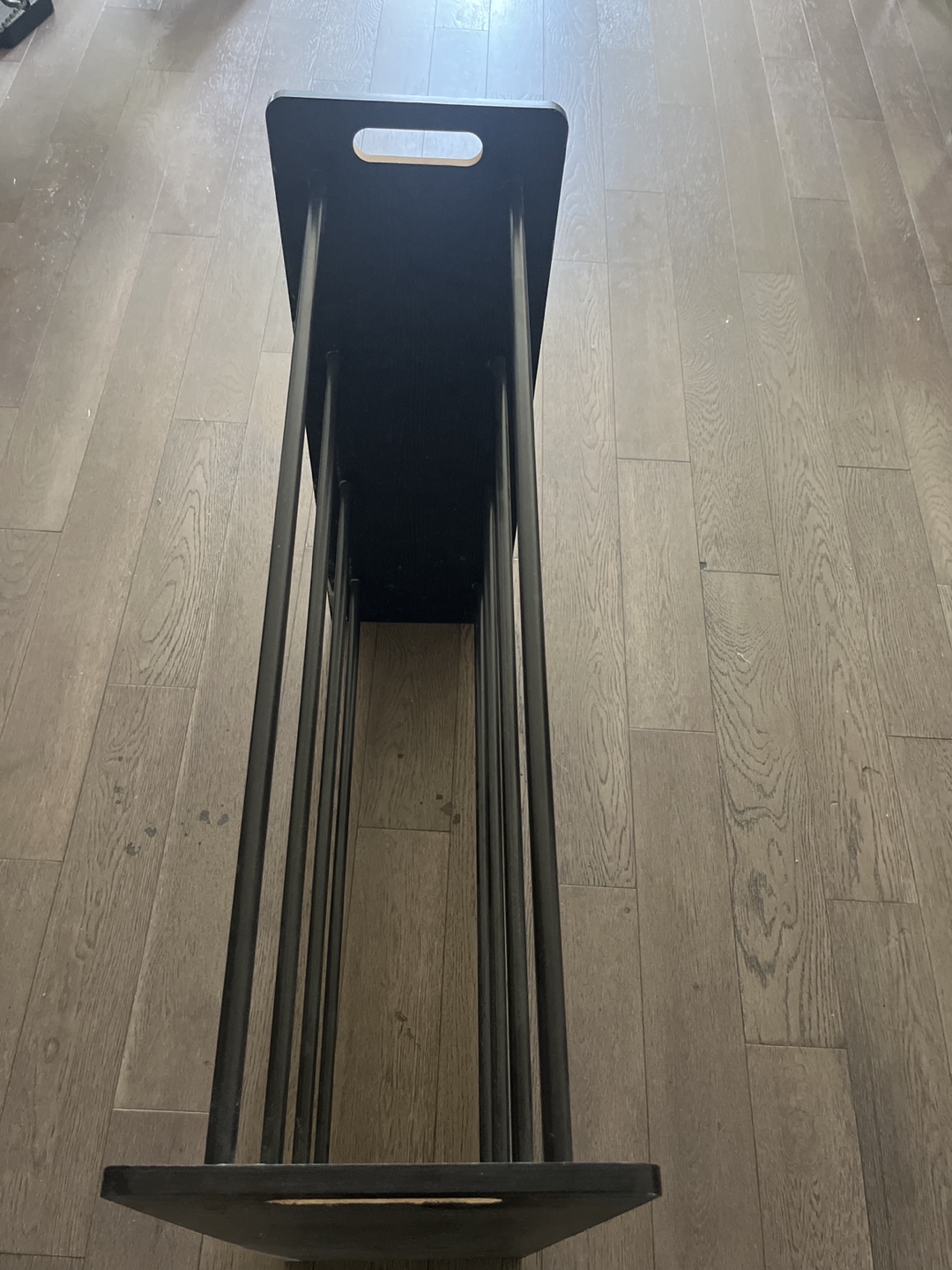 Black Vinyl Record Storage Rack