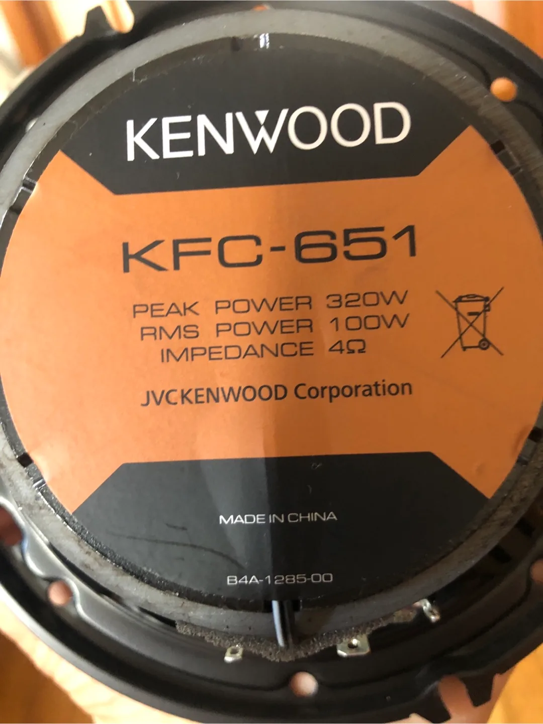 Kenwood KFC-651 6.5" Car Speakers (4 Speakers) image indicator(3)