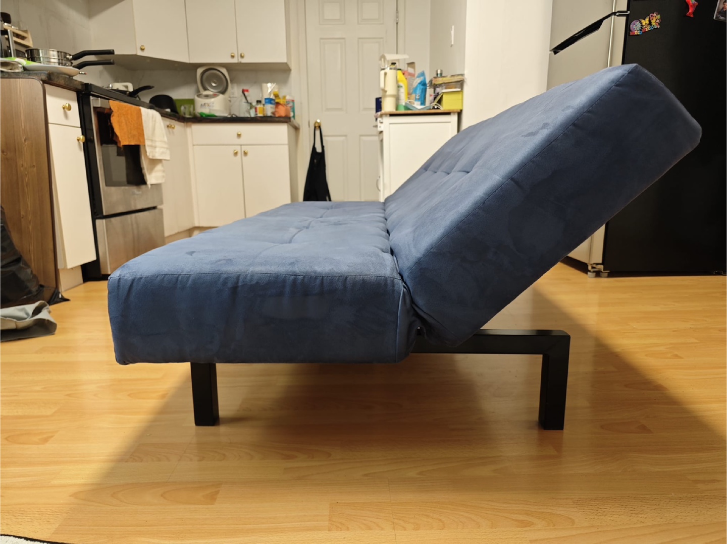 Blue Velvet IKEA Sofa Bed - photo 3