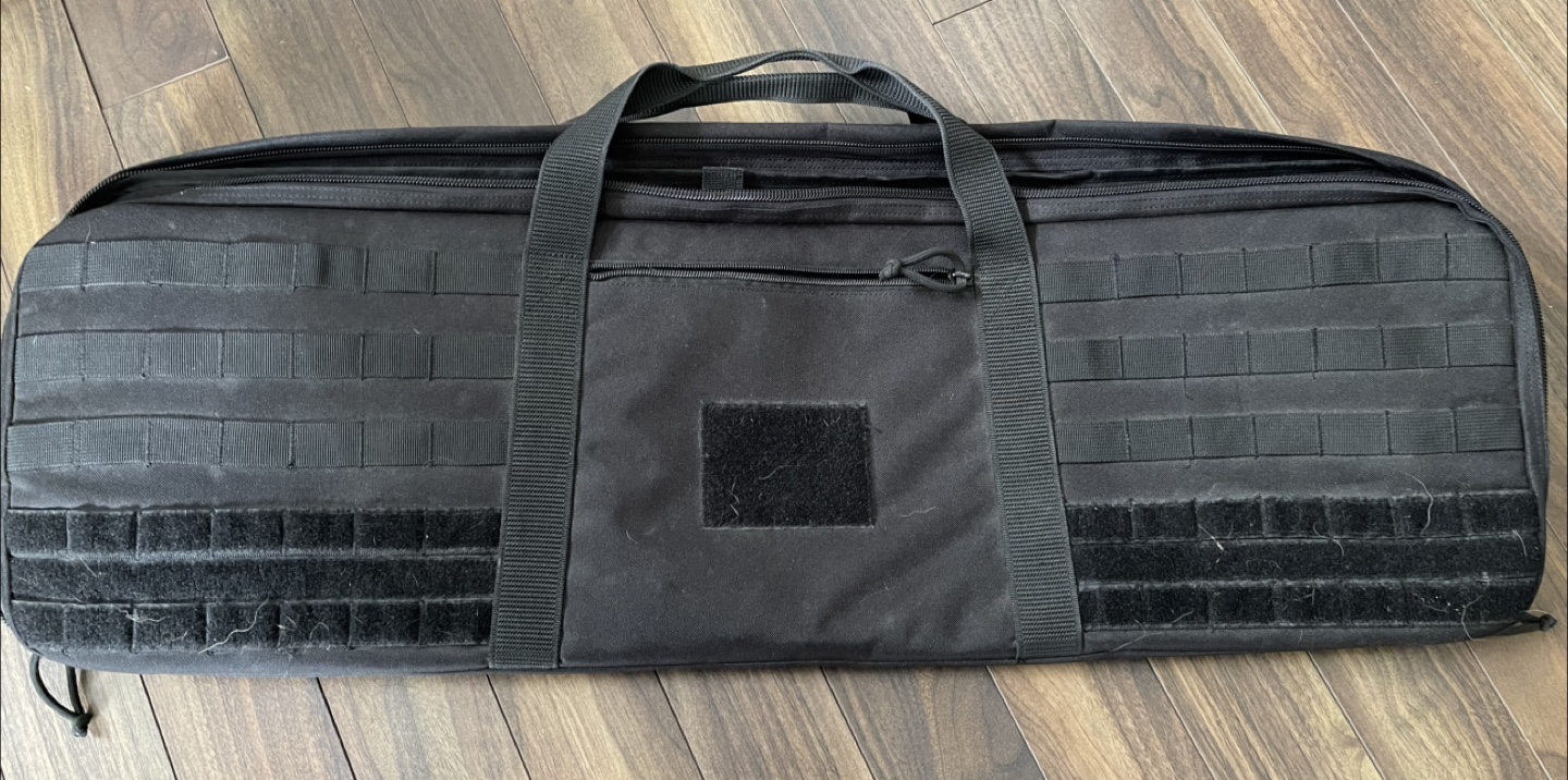 Black Padded Airsoft Rifle Case