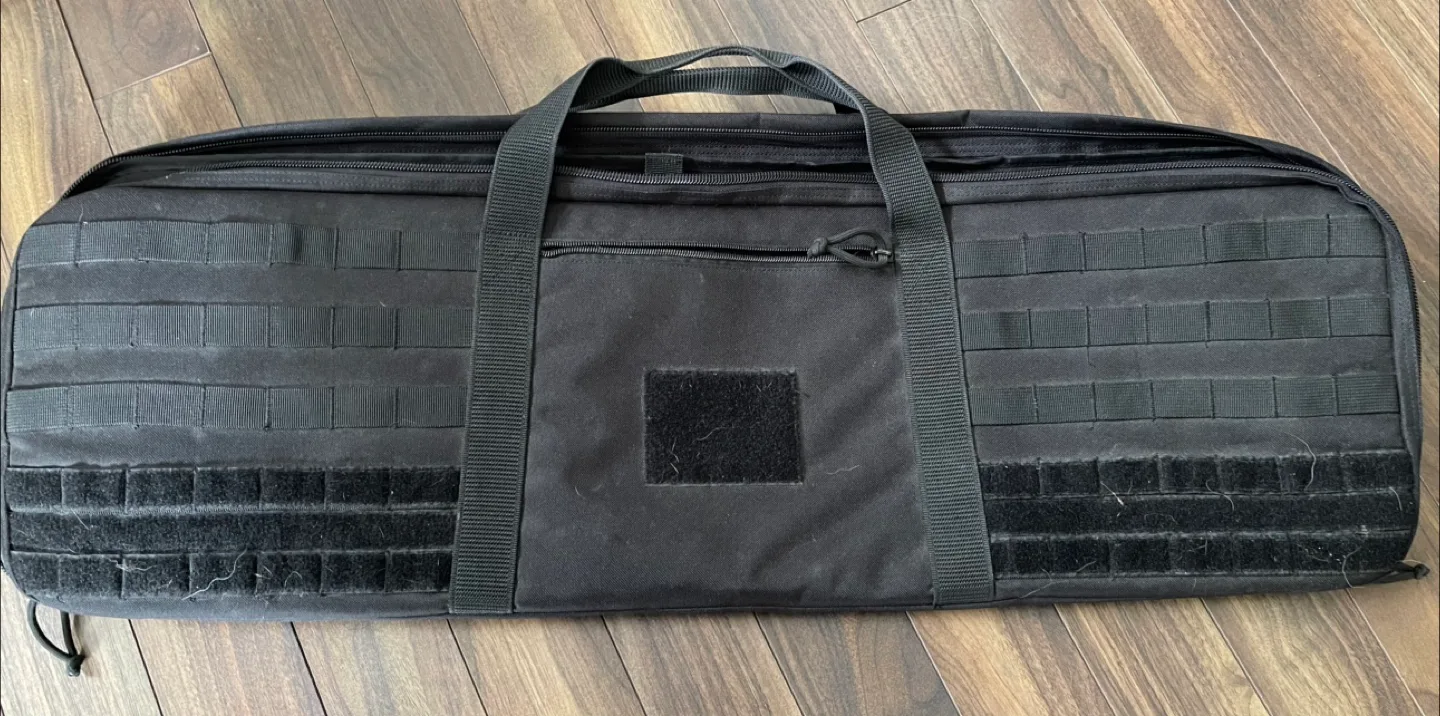 Black Padded Airsoft Rifle Case thumbnail