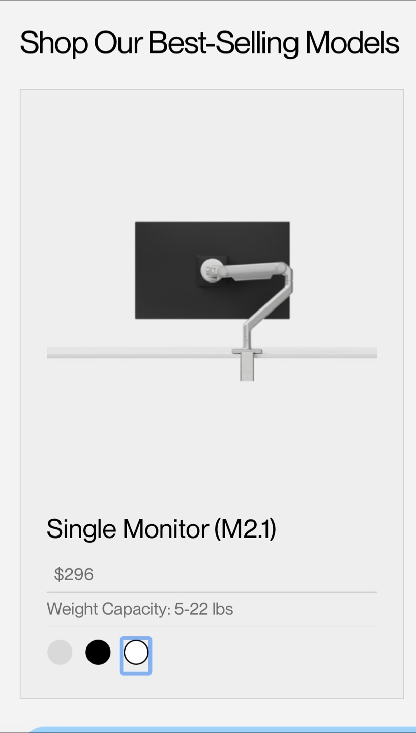 Humanscale Monitor Arm
