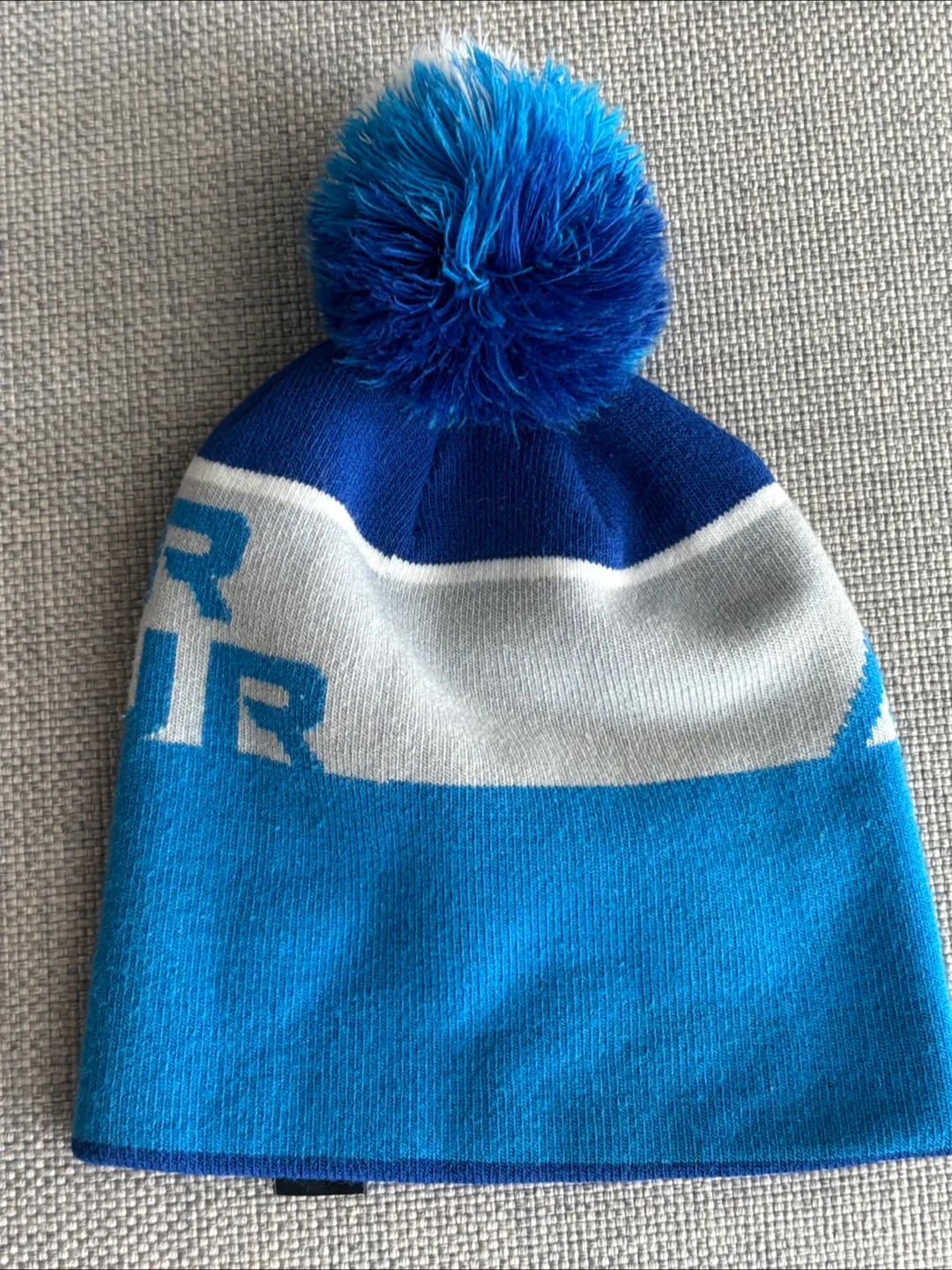 Under Armour Hat Boys Blue Pom pom - One Size (9 - 12 Years)🧡 image indicator(3)
