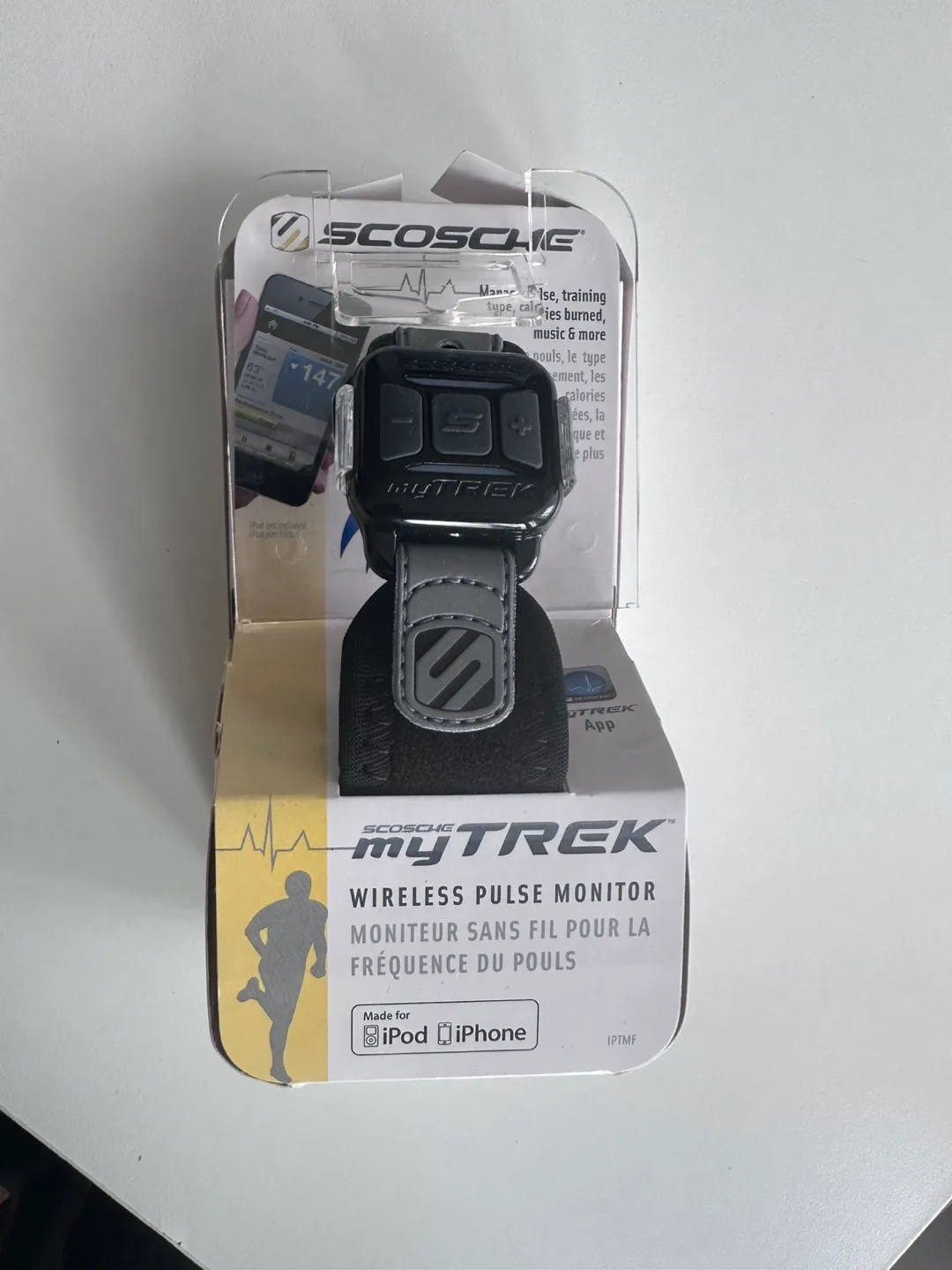 SCOSCHE MyTrek Wireless Pulse Monitor - New in Box thumbnail